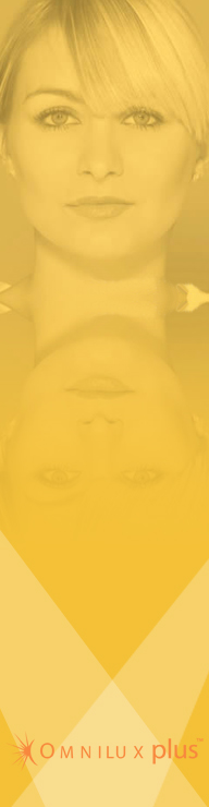 Visuel Omnilux Plus, Phototh&eacute;rapie indiqu&eacute;e pour le soulagement provisoire de la douleur mineure musculaire, de l'arthrite, des spasmes musculaires, de la rigidit&eacute;.